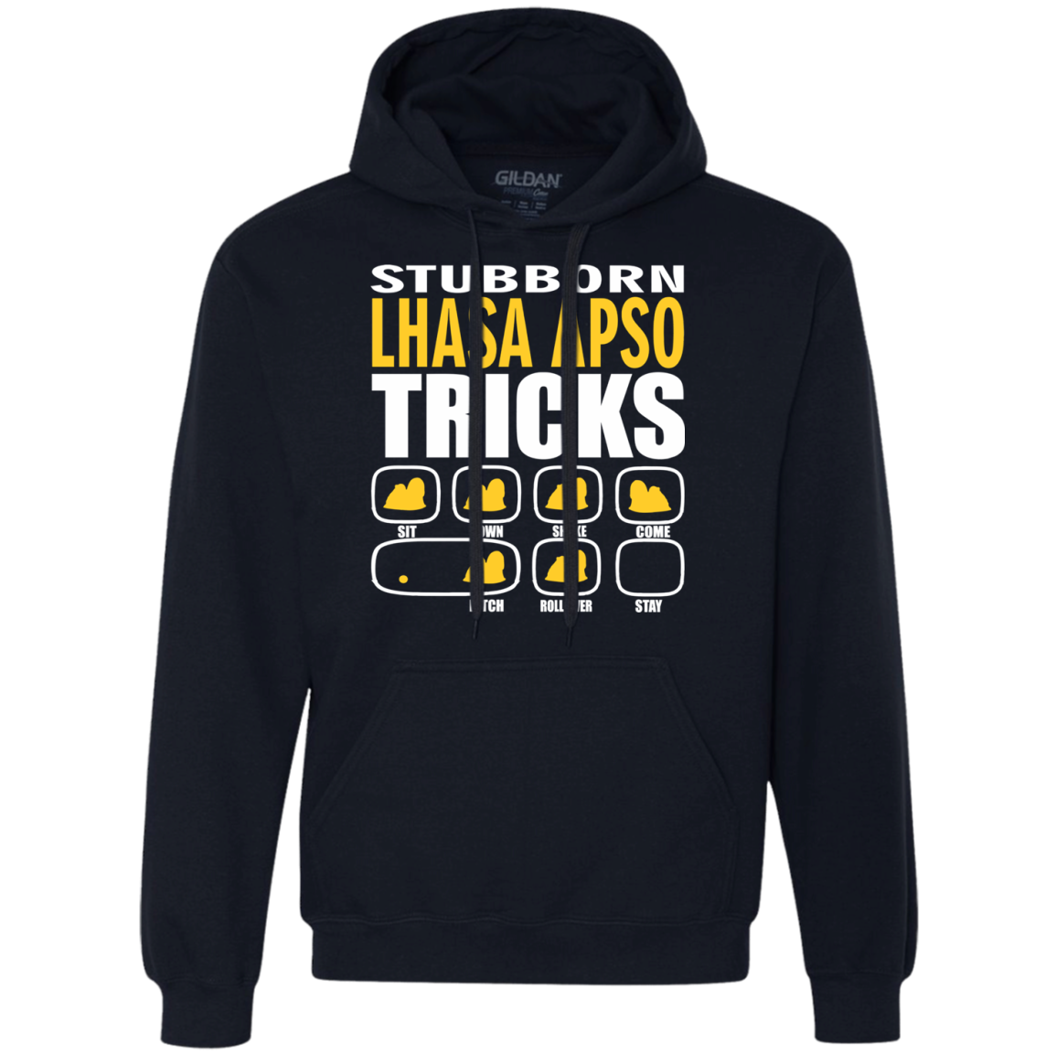 Stubborn Lhasa Apso Tricks Unisex Hoodie