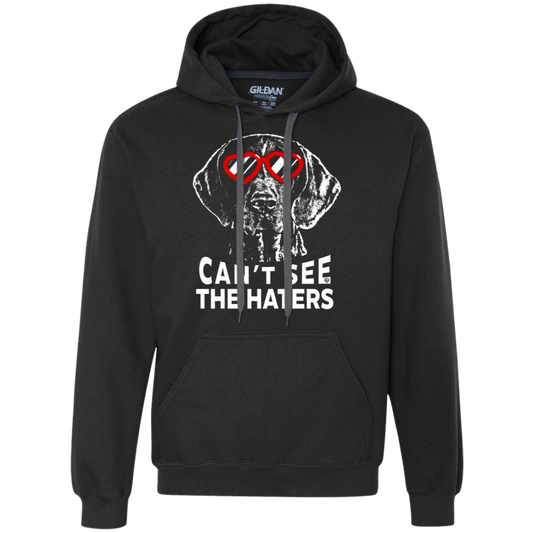 Can't see the haters german shorthaired pointer Unisex Hoodie