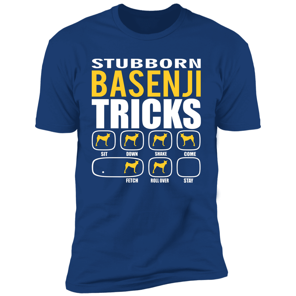 Stubborn Basenji Tricks T-Shirt