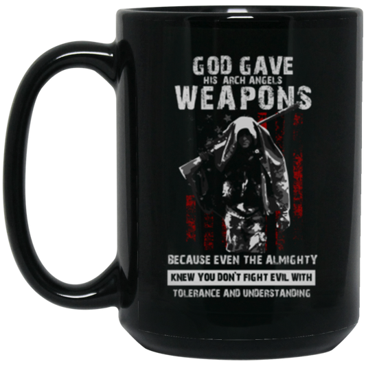 Archangels 15 oz. Black Mug