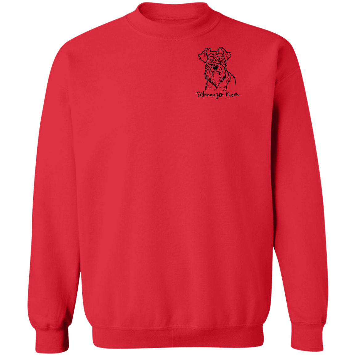 Schnauzer Mom Pullover Sweatshirt