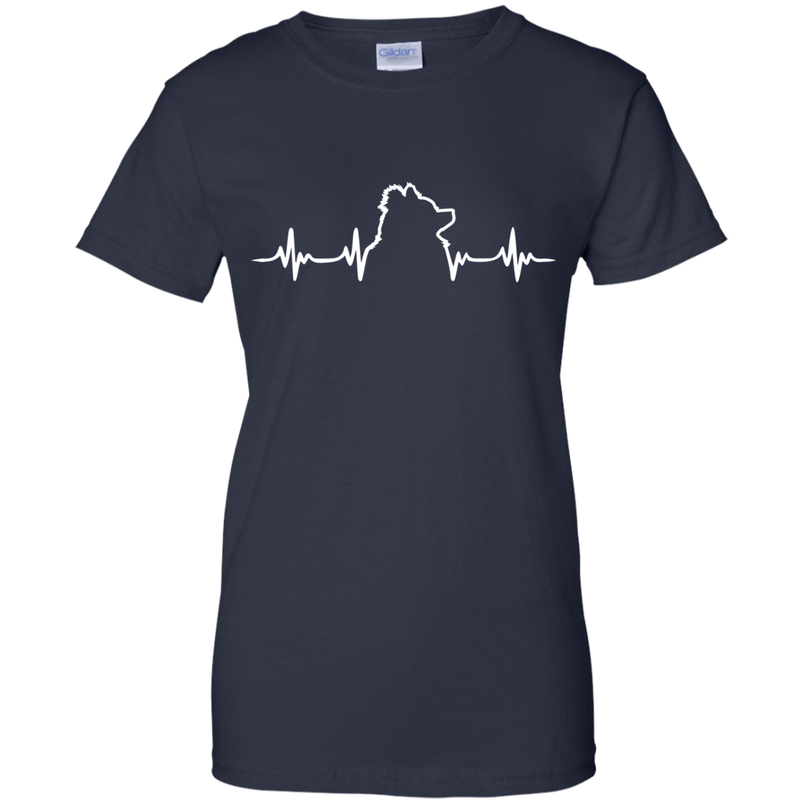 Pomeranian Heartbeat Ladies' T-Shirt