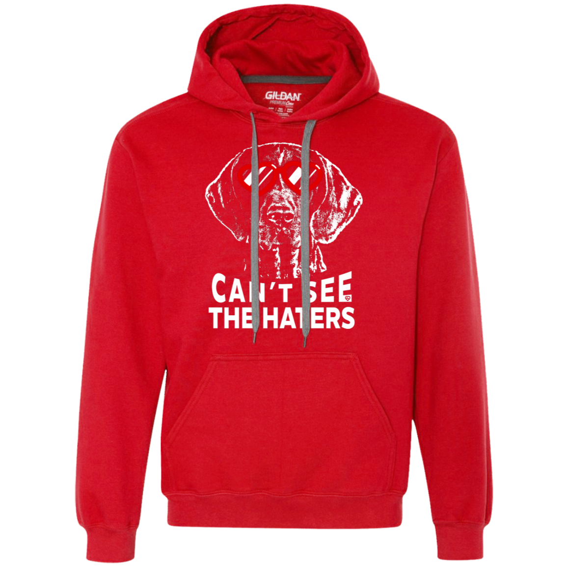 Can't see the haters german shorthaired pointer Unisex Hoodie