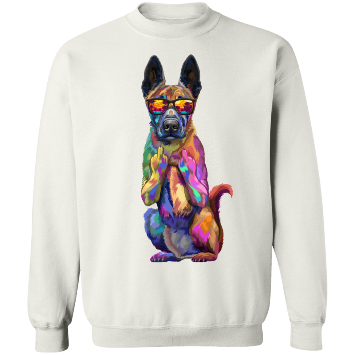 Belgian Mlinois Middle Finger Sweatshirt