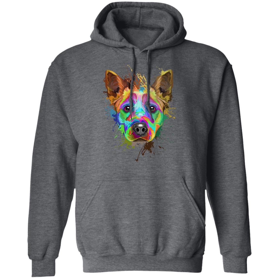 Cattle dog Splash Pullover Hoodie