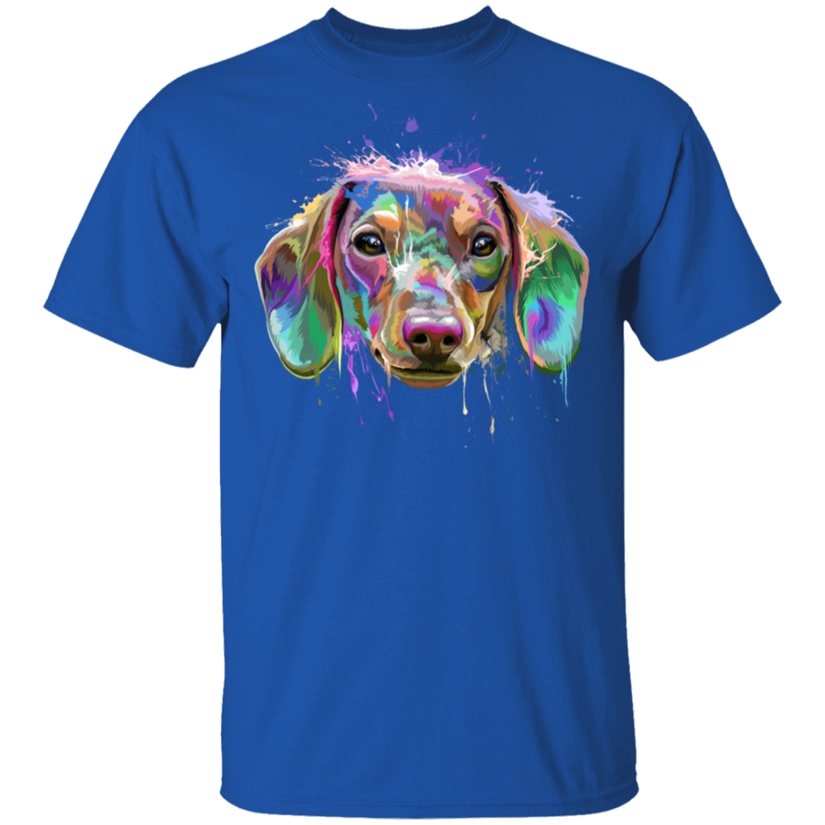 Dachshund Splash Custom Cat