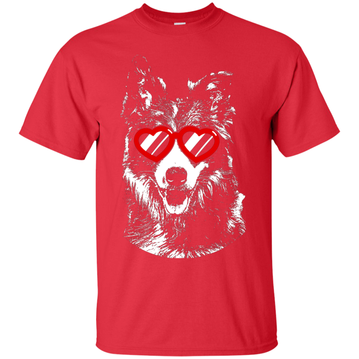 Sharing the love Border Collie Unisex T-Shirt