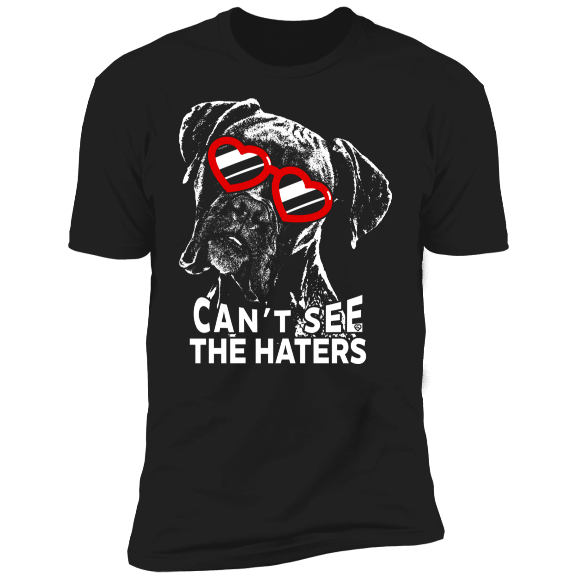 Boxer Can't See Haters T-Shirt