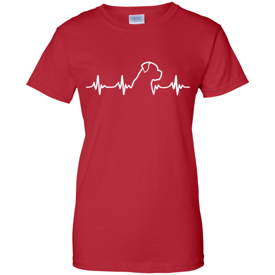 Rottweiler Heartbeat Ladies' T-Shirt