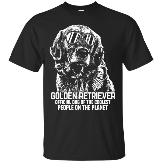 Official Dog Of The Coolest People Golden Retriever Unisex T-Shirt