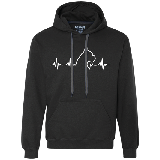 Boxer Dog Heartbeat Unisex Hoodie