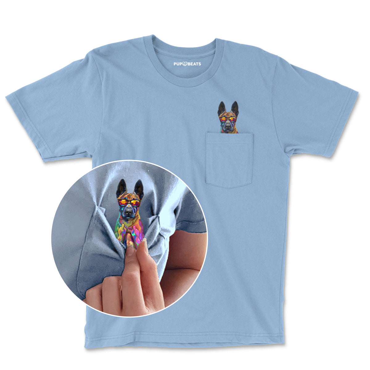 Funny Malinois Pocket T-Shirt