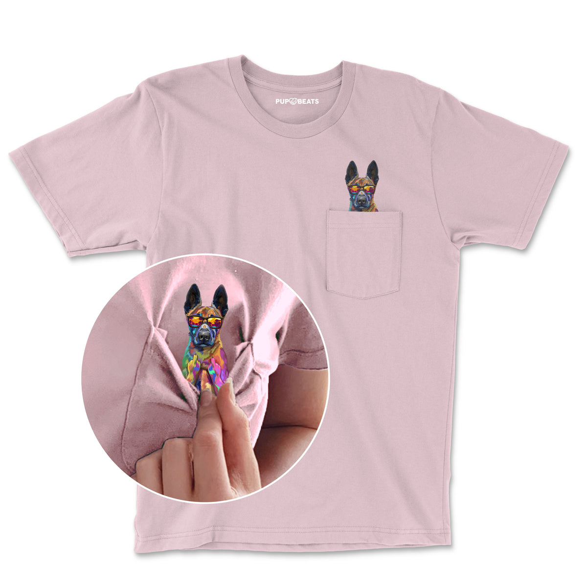 Funny Malinois Pocket T-Shirt