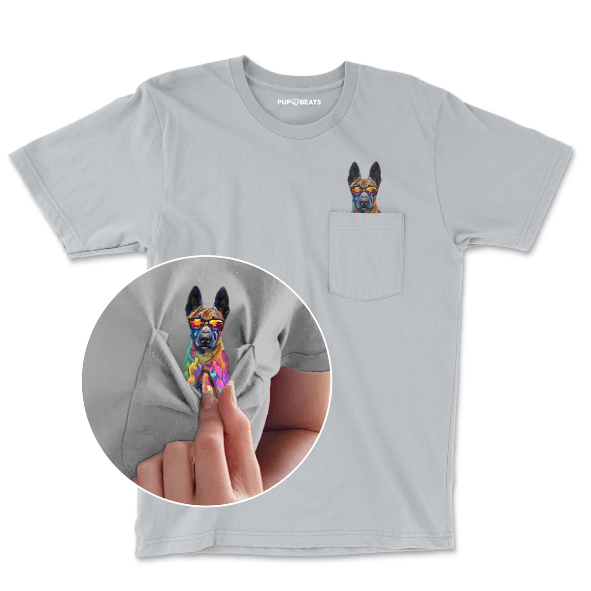 Funny Malinois Pocket T-Shirt