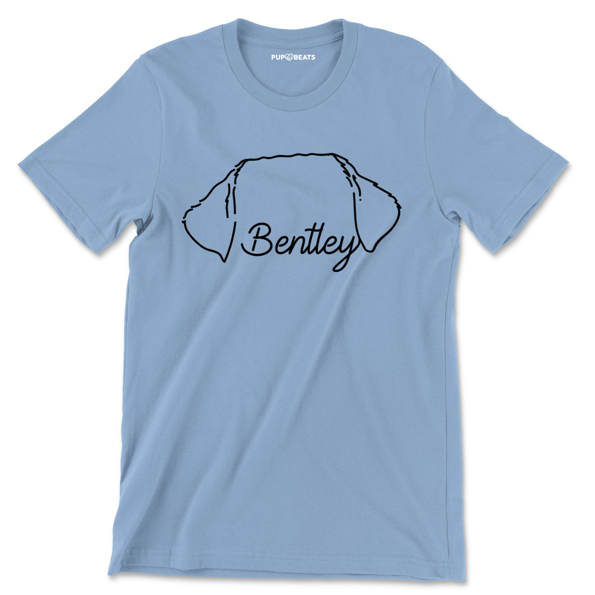 Custom Dog Ears Outline Tattoo Inspired T-Shirt