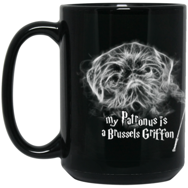 Brussels Griffon Patronus Black Coffee, Tea Mug
