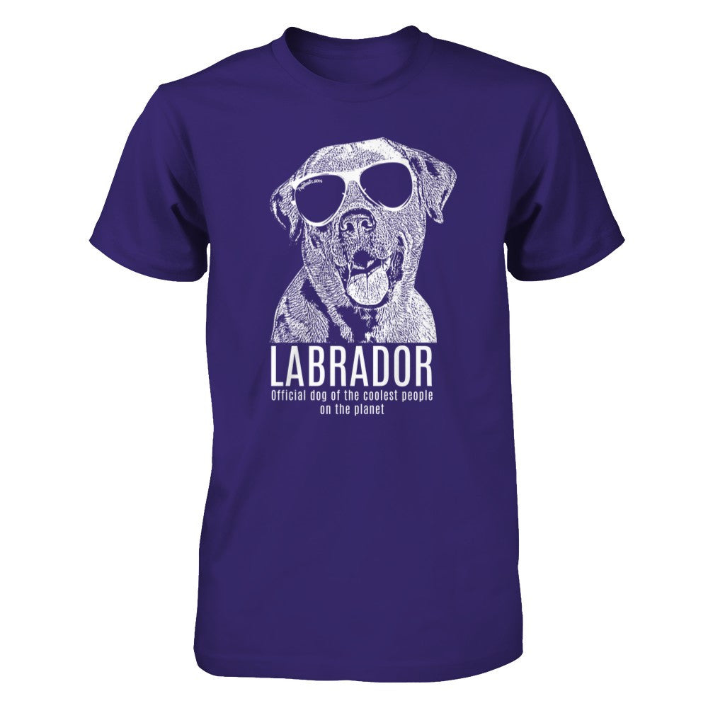 Official dog of the coolest people on the planet - Labrador Unisex Shirt