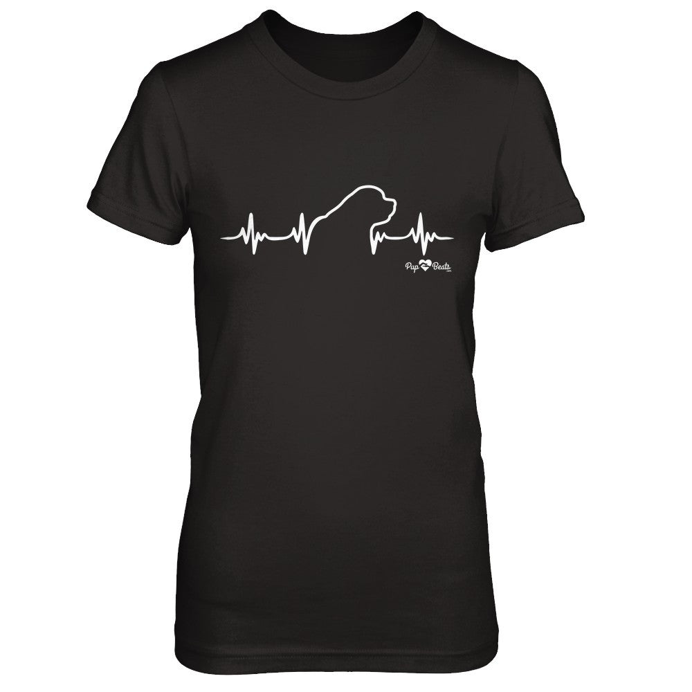Saint Bernard Heartbeat Fitted Short Sleeve Tee
