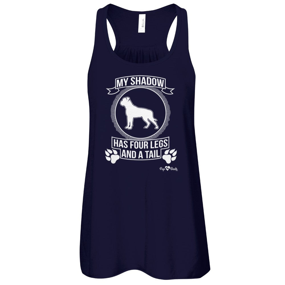 English Mastiff - My Shadow Flowy Racerback Tank