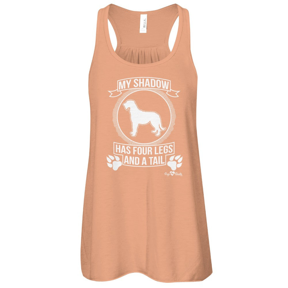 Irish Wolfhound - My Shadow Flowy Racerback Tank