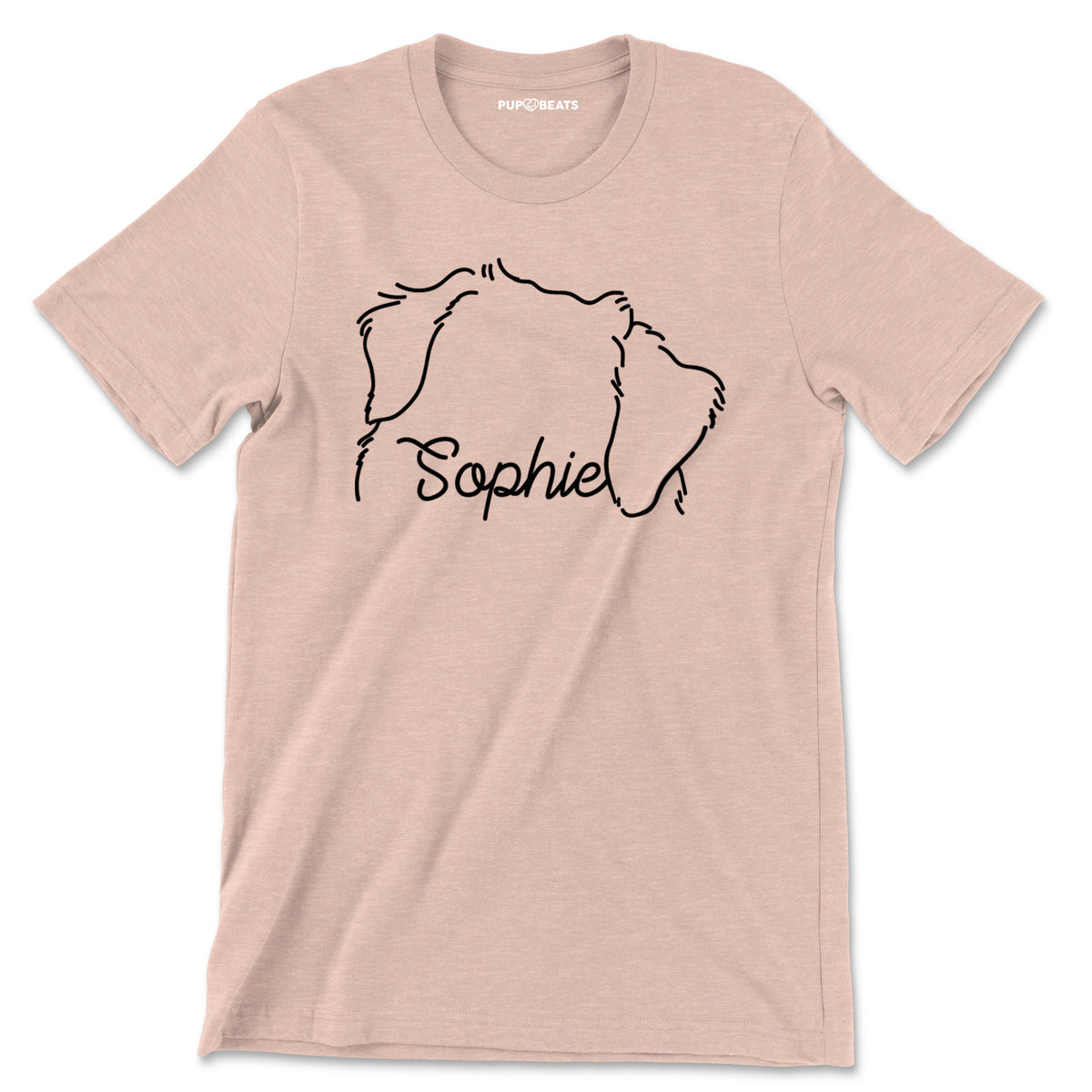 Custom Dog Ears Outline Tattoo Inspired T-Shirt