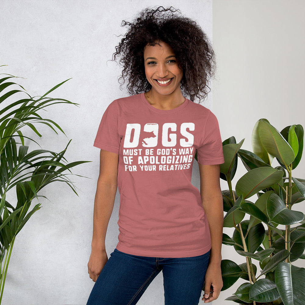 Dogs Must be Gods Way Border Collie Unisex Shirt