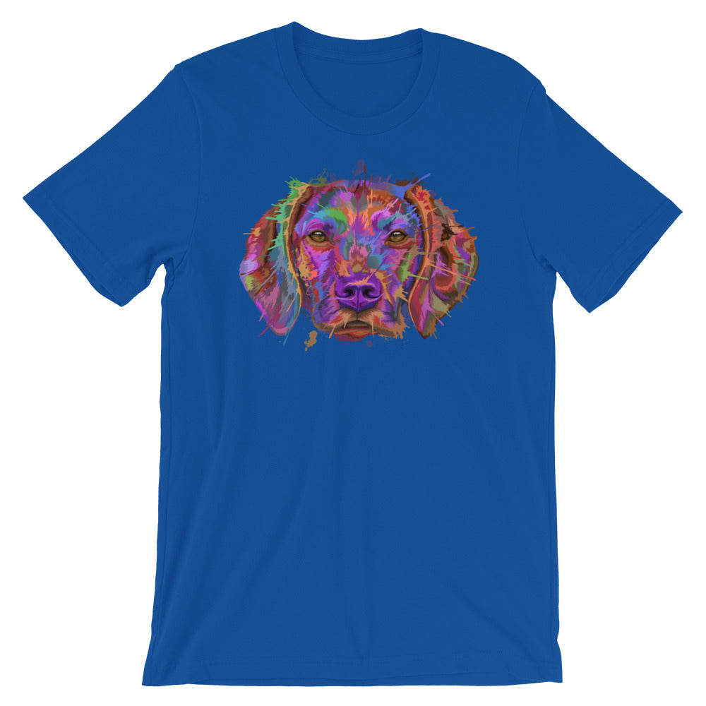 Hungarian Vizsla Splash Art Unisex T-Shirt