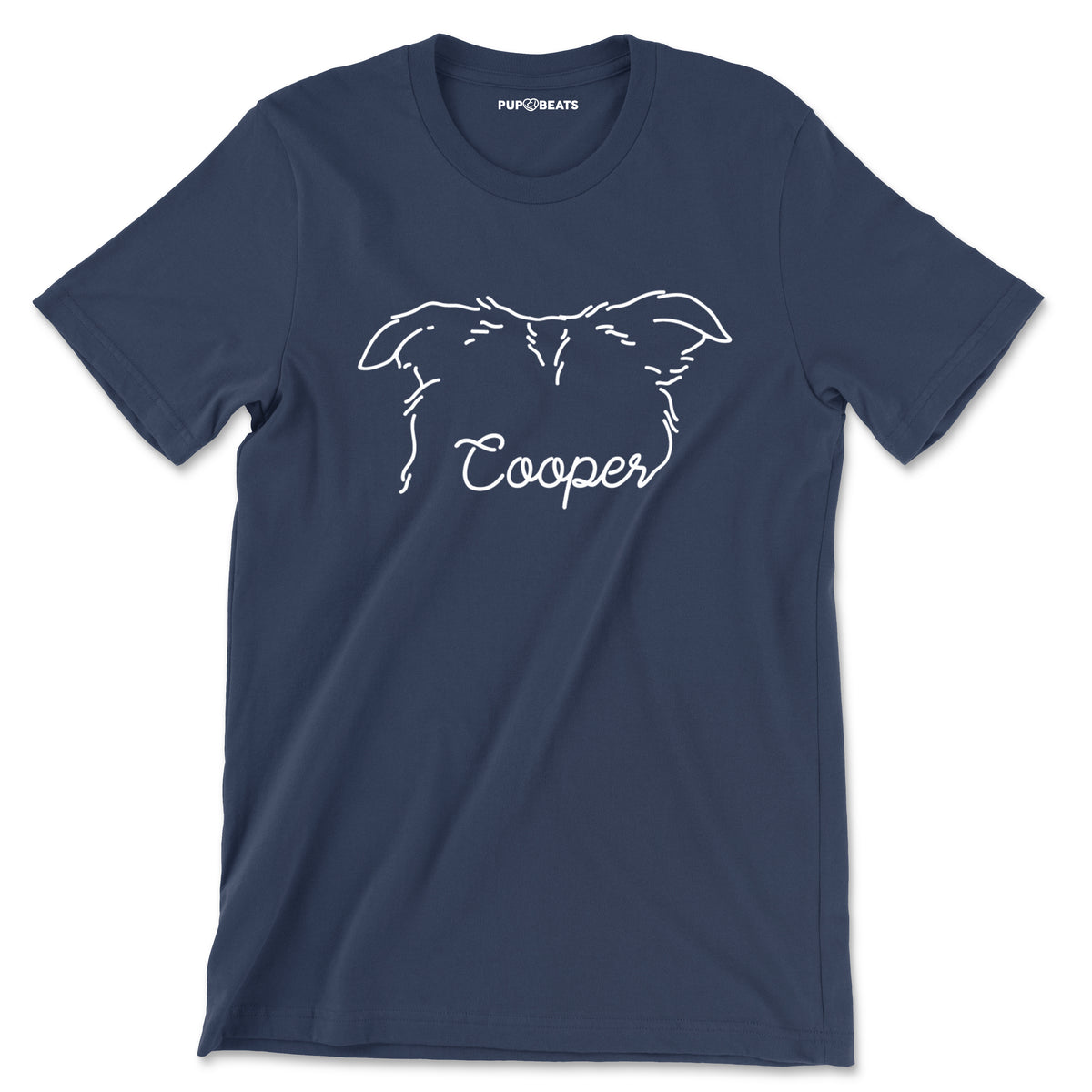 Custom Dog Ears Outline Tattoo Inspired T-Shirt